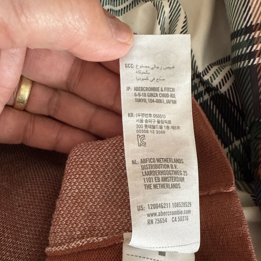 Abercrombie & Fitch Featherweight Retro Short Sleeve Bowling Shirt | Mens Small - Picture 9 of 10